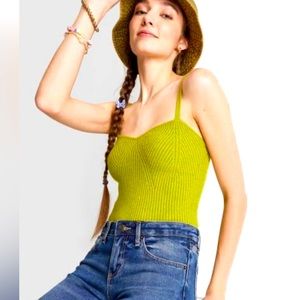 NWT Wild Fable Sweater Tank Top -in Color: Black